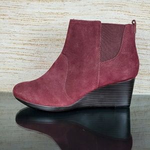 CLARKS Collection wedge ankle boots